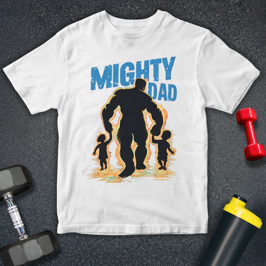 Mighty Dad Silhouette Unisex T-Shirt