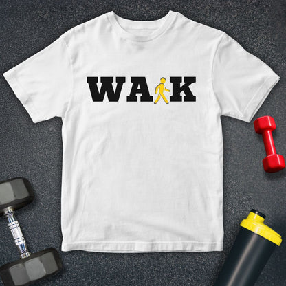 Walking Typography Unisex T-Shirt