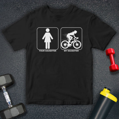 Daughter Shreds Cycling Unisex T-Shirt