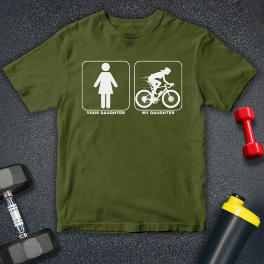 Daughter Shreds Cycling Unisex T-Shirt