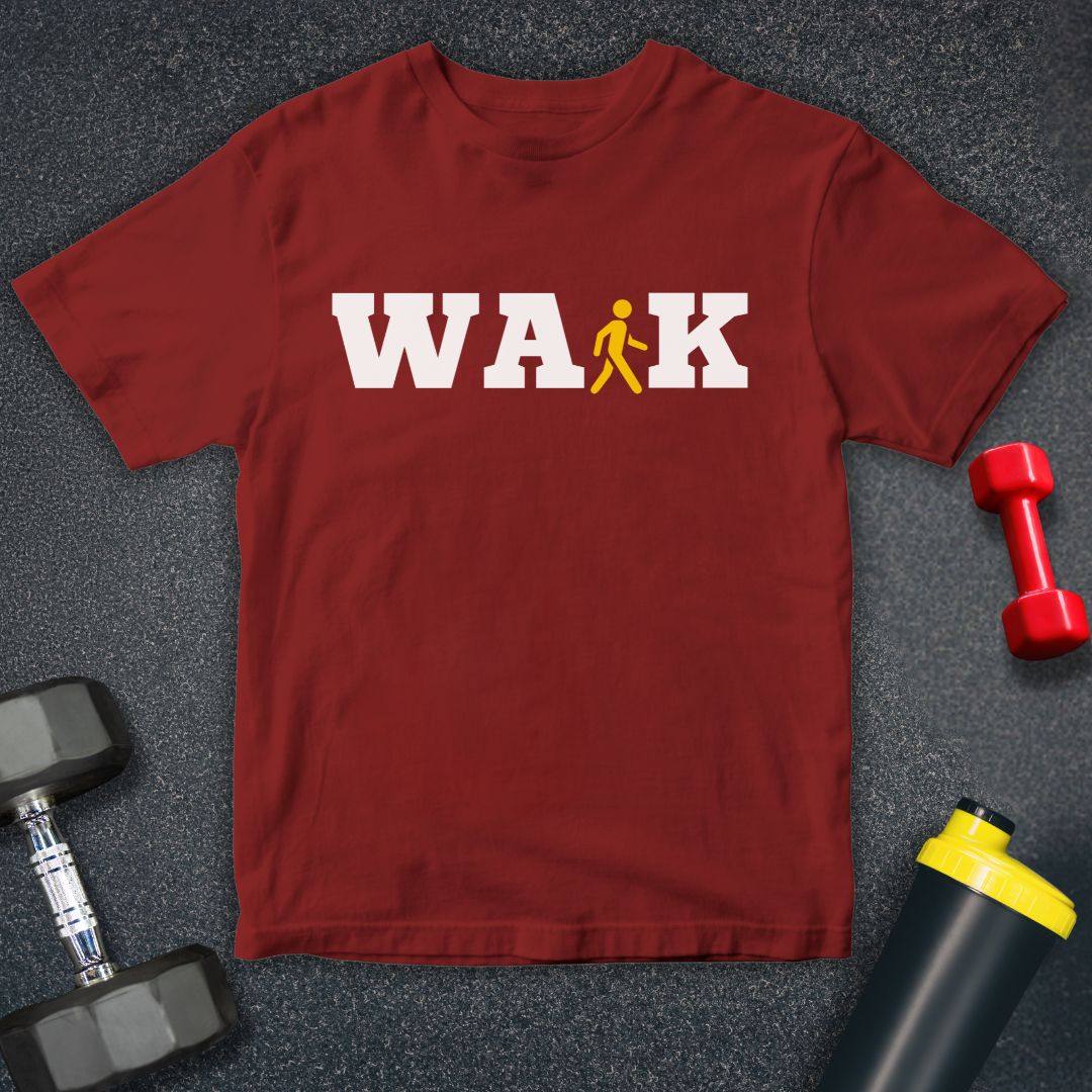 Walking Typography Unisex T-Shirt