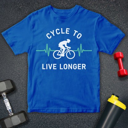 Cycle to Live Longer Unisex T-Shirt