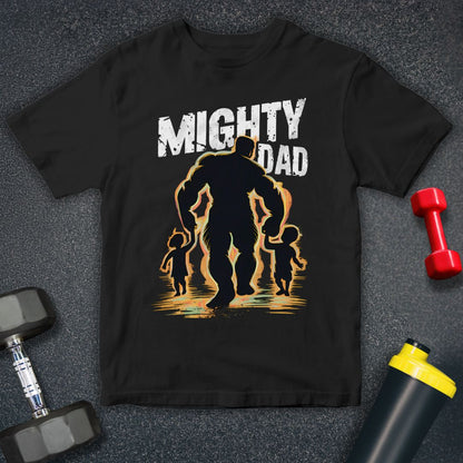 Mighty Dad Silhouette Unisex T-Shirt