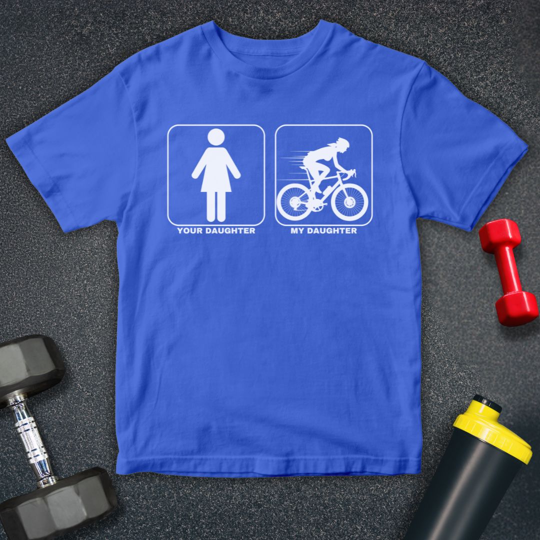 Daughter Shreds Cycling Unisex T-Shirt