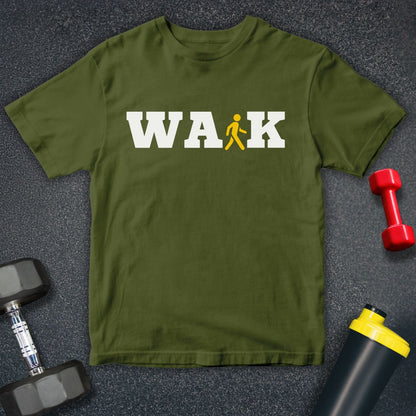 Walking Typography Unisex T-Shirt