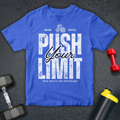 Never Settle, Push your Limits - Unisex Softstyle T-Shirt