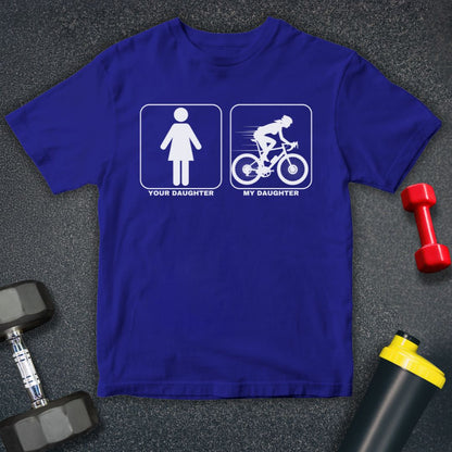 Daughter Shreds Cycling Unisex T-Shirt