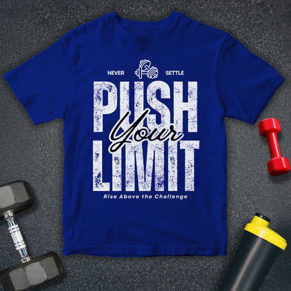 Never Settle, Push your Limits - Unisex Softstyle T-Shirt