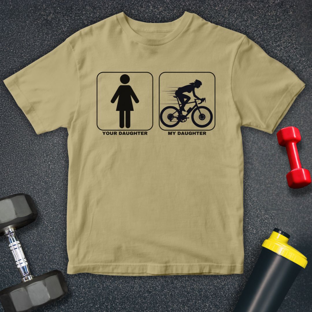 Daughter Shreds Cycling Unisex T-Shirt