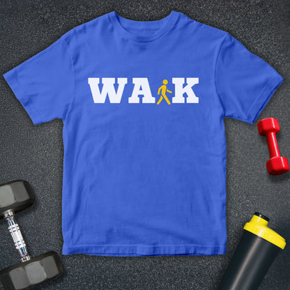 Walking Typography Unisex T-Shirt