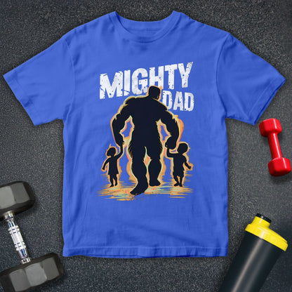 Mighty Dad Silhouette Unisex T-Shirt