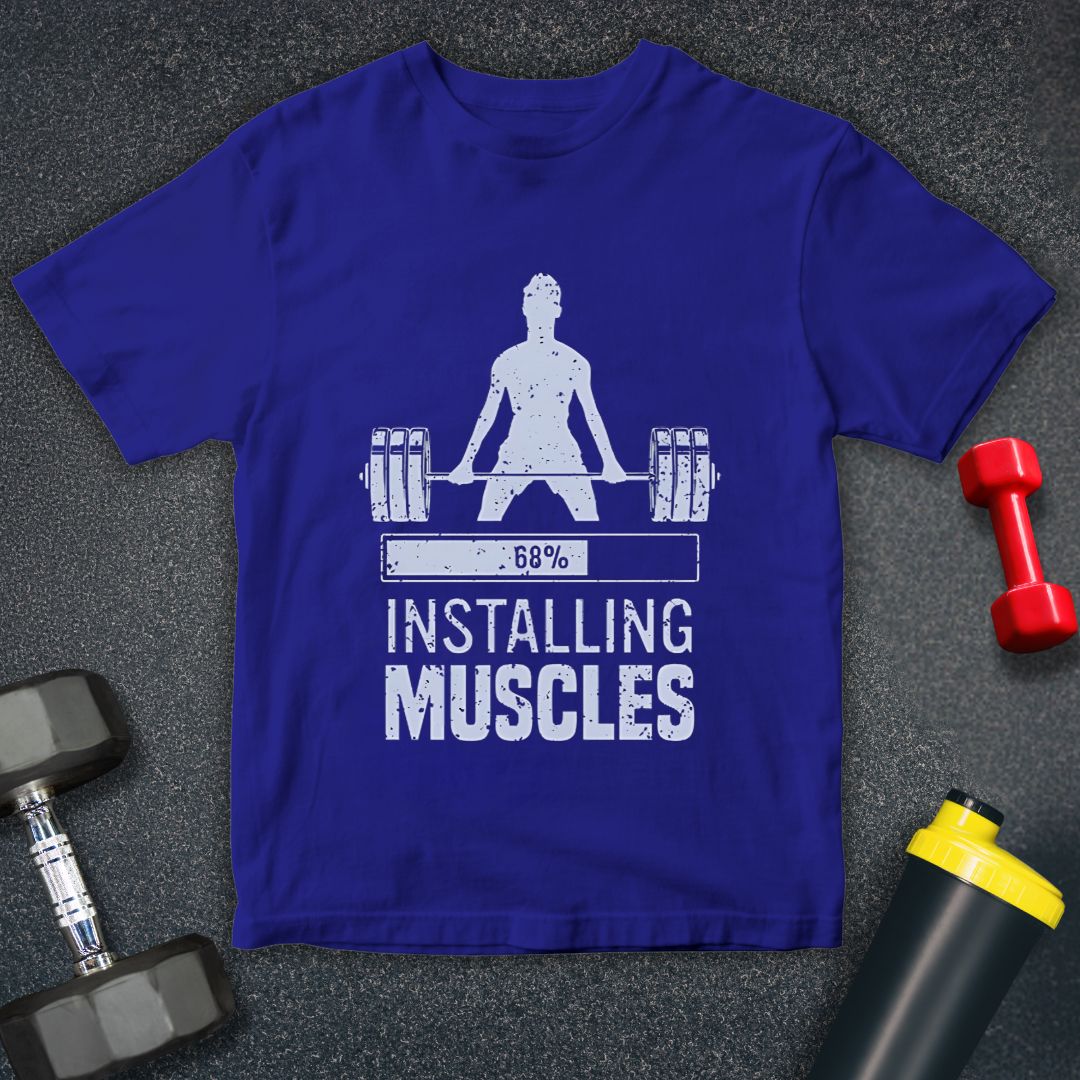 Installing Muscles Fitness Unisex T-Shirt