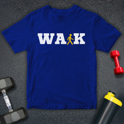 Walking Typography Unisex T-Shirt