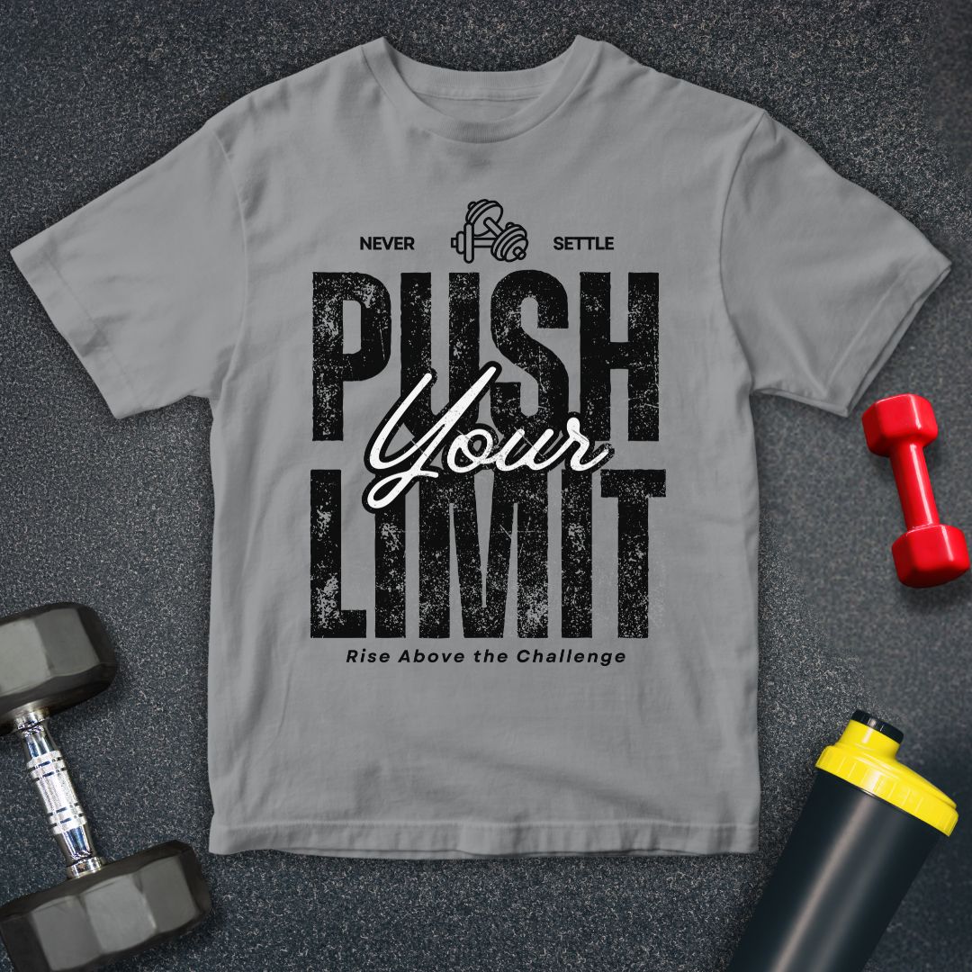 Never Settle, Push your Limits - Unisex Softstyle T-Shirt