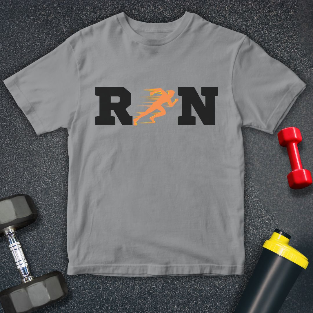 Running Typography Unisex T-Shirt