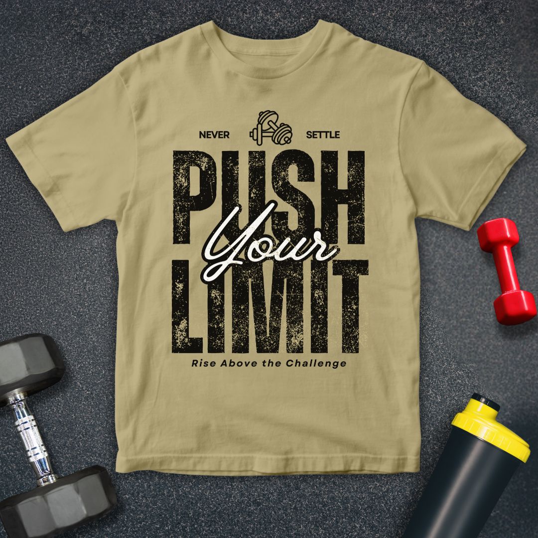 Never Settle, Push your Limits - Unisex Softstyle T-Shirt