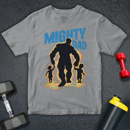 Mighty Dad Silhouette Unisex T-Shirt