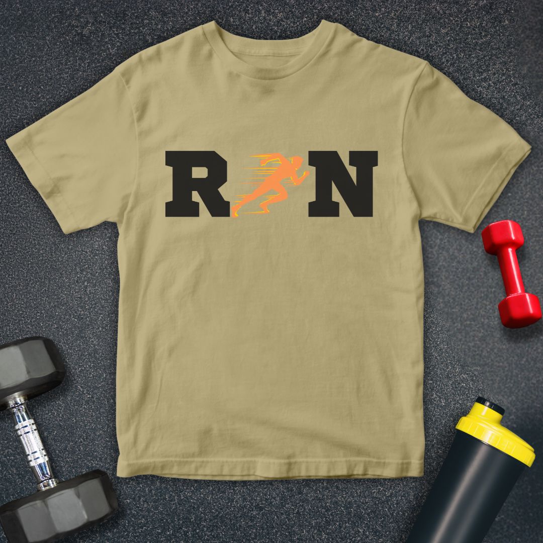 Running Typography Unisex T-Shirt