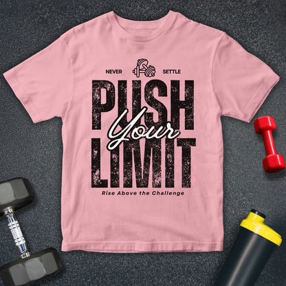 Never Settle, Push your Limits - Unisex Softstyle T-Shirt