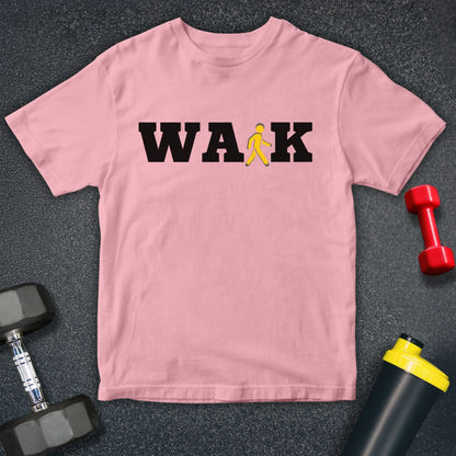 Walking Typography Unisex T-Shirt